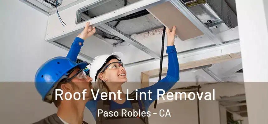 Roof Vent Lint Removal Paso Robles - CA